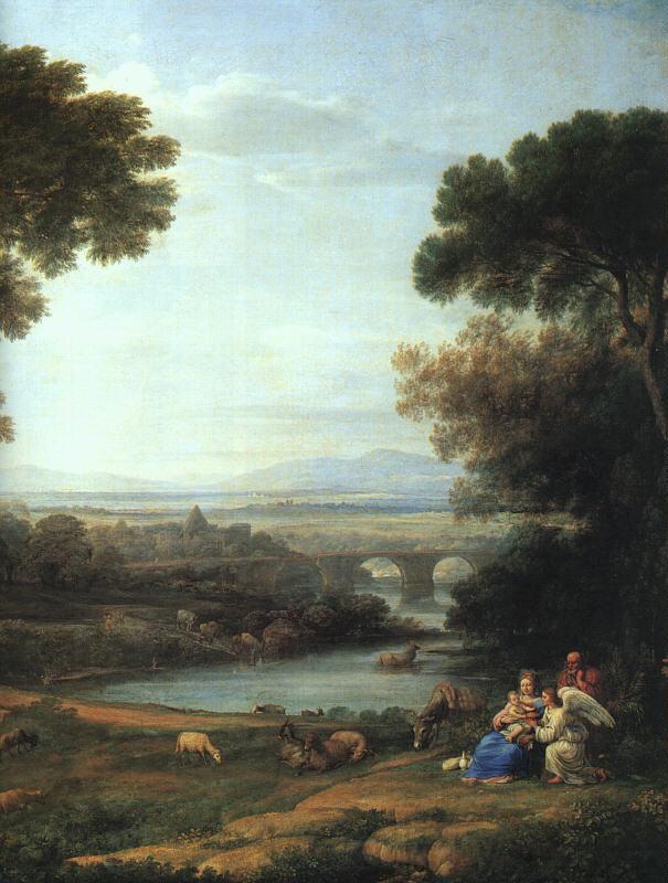 Claude Lorrain The Rest on the Flight into Egypt